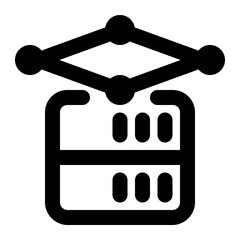 atomicity, database, acid properties, associated, transactions outline icon