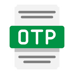 Otp colorful spreadsheet icon, for data management, suitable for website, ui and mobile app. vector illustration.