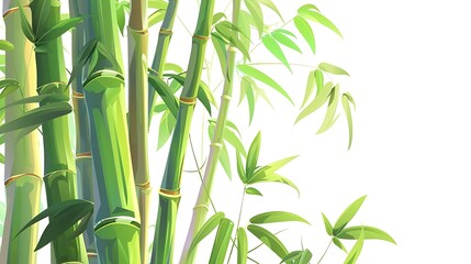 Green Bamboo Forest