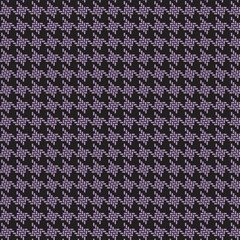 Abstract seamless pink and black houndstooth pattern vector. Geometric ethnic oriental traditional art pattern Design for background, wallpaper, clothing, wrapping, fabric element and textile print . 