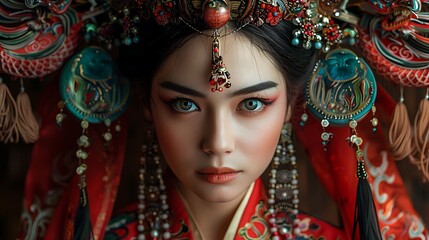 a women in a garment

