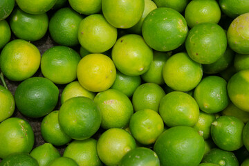 Fresh Green Juicy Refreshing Vitamin C Filled Organic Health Limes Green Fresh Lemons