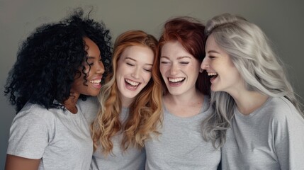 Obraz premium The Joyful Group of Friends