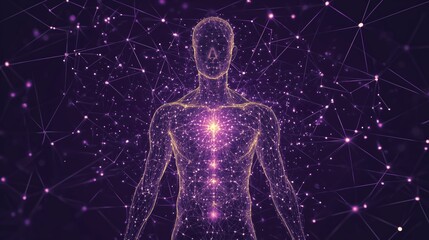 Virus floating cells transmission disease 3D illustration  illustration, microscopic floating influenza virus cells. Generative AI
