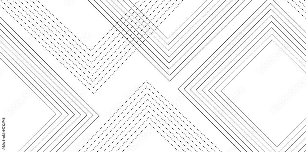Poster Vector digital art diagonal striped then square Stylish Seamless pattern white background. modern Creative Design use for book, notebook and calendar covers. high quality textile design, vector.	