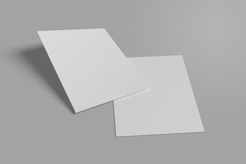 Minimalist Flyer Mockup for showcasing your design to clients