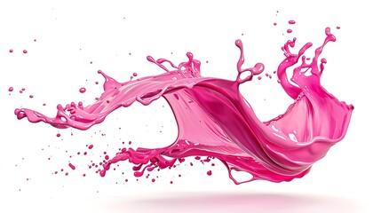 Abstract Green Splash