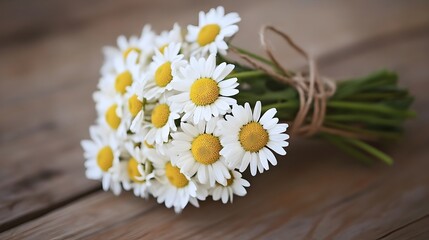 Charming Floral Bouquet Tied with Rustic Twine for Thoughtful Gift