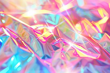 Fototapeta premium Shimmering holographic foil