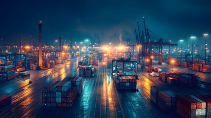 Illuminated Logistics Center   247 Global Goods Movement and Constant