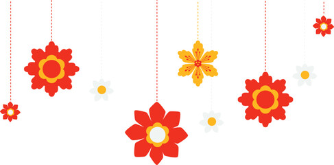 Hanging Flower Ornament