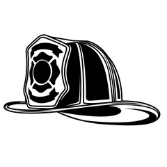 Firefighter Helmet | Firefighter Gear | Firefighter | Fire Depot | Fire Department | Helmet Shield | 911 Emergency | Protective Gear | Original Illustration | Vector and Clipart | Cutfile and Stencil