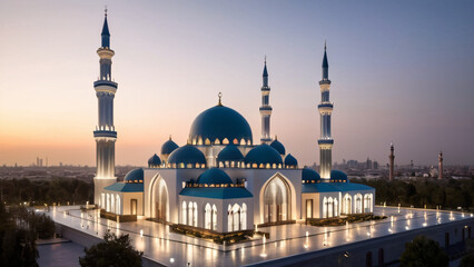 Obraz premium blue mosque