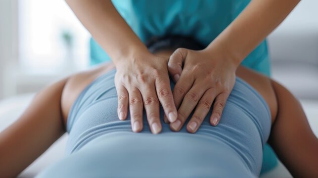 Skilled physiotherapist providing personalized pain management strategies through deep tissue massage and targeted physical therapy techniques for rehabilitation and wellness