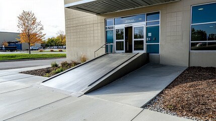 Ramp Entrance to a Building