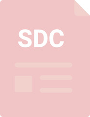SDC file icon with symbols