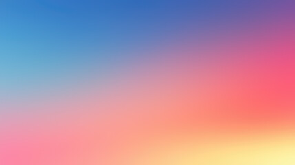 Obraz premium Abstract gradient background blending blue pink yellow colors