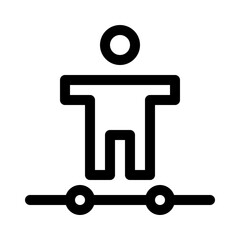 disability line icon