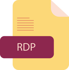 RDP file extension rounded lines and shape