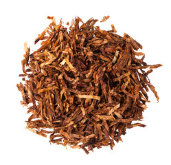 dried smoking tobacco isolated. png file