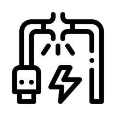 wires line icon