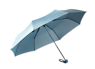 Blue umbrella Isolated on transparent background. png file