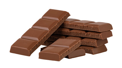 chocolate bar isolated. png file