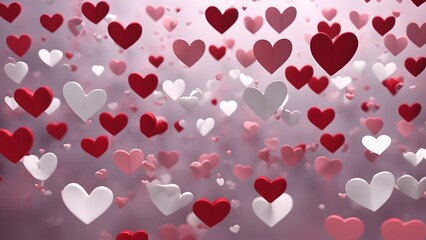 the hearts flowers and other romantic elements.