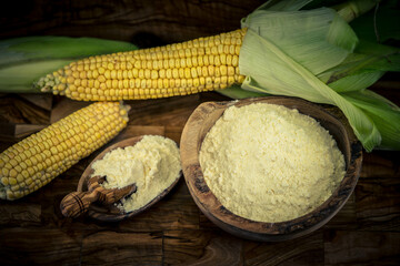 Frisch geernteter Mais Zea mays