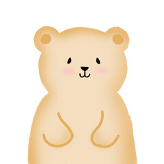 곰돌이 그림 일러스트