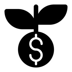 investment, investation, growth, invests, business solid or glyph icon