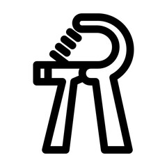 Gripper Line Icon Vector