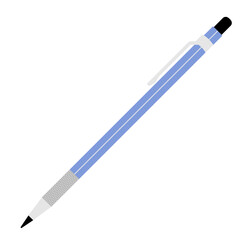 Pencil suitable for designs related to offices, schools, education, and accounting, which use stationery