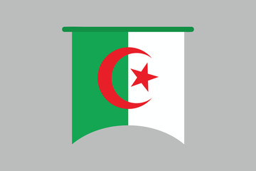 Algerian flag sign