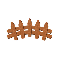 Autumn Fence Illustration
