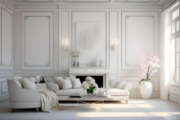 Can't get enough of my new white couch and fireplace combo in my living room. So cozy and chic! #homedecor #white #furniture


