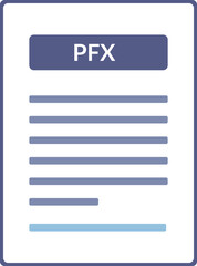 PFX Contract document icon