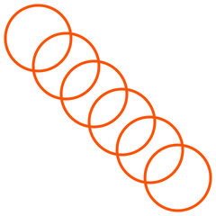 Abstract graphic geometric symbols and objects in y2k style. Retro futuristic elements for design.