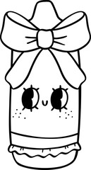 Coquette Girly crayon school supplies