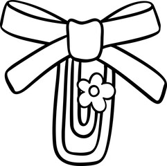 Coquette Girly paperclip School supplies