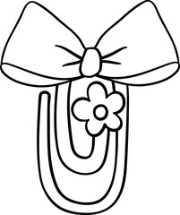 Coquette Girly paperclip School supplies