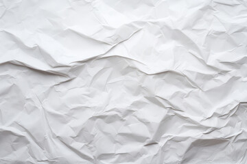 Obraz premium Processed collage of crumpled white paper sheet texture. Background for banner, backdrop or texture