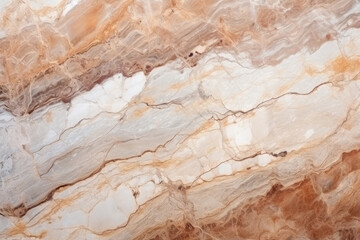 Fototapeta premium Processed collage of luxury brown and white marble texture. Background for banner