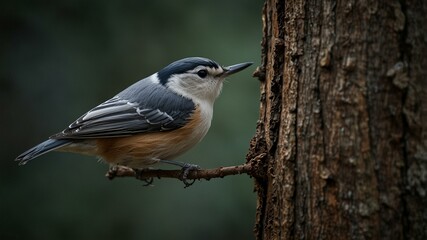 Bird, whitebreasted nuthatch