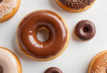 Close up photo donut