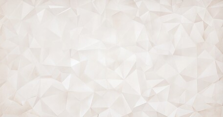 Obraz premium Abstract low-poly background with light shades on textured surface