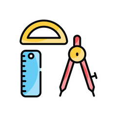 Geometry Set vector icon