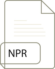 NPR File extension icobn crisp corners thick outline