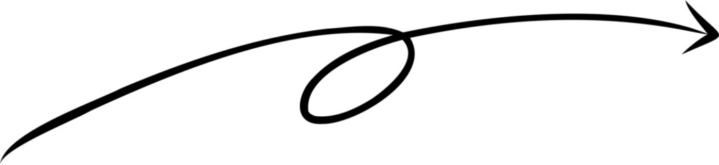 The feel of handwritten fonts with arrows and signs