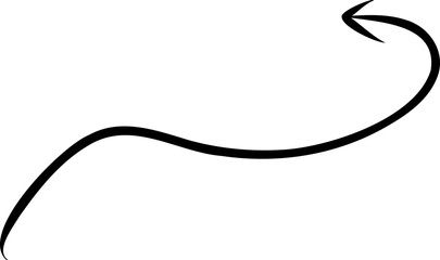 The feel of handwritten fonts with arrows and signs